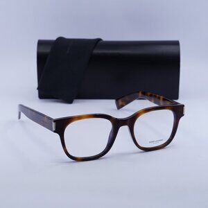 Saint Laurent SL722 006 Square Eyeglasses 51mm – Havana